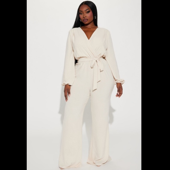 Oatmeal Jumpsuit - Picture 4 of 6